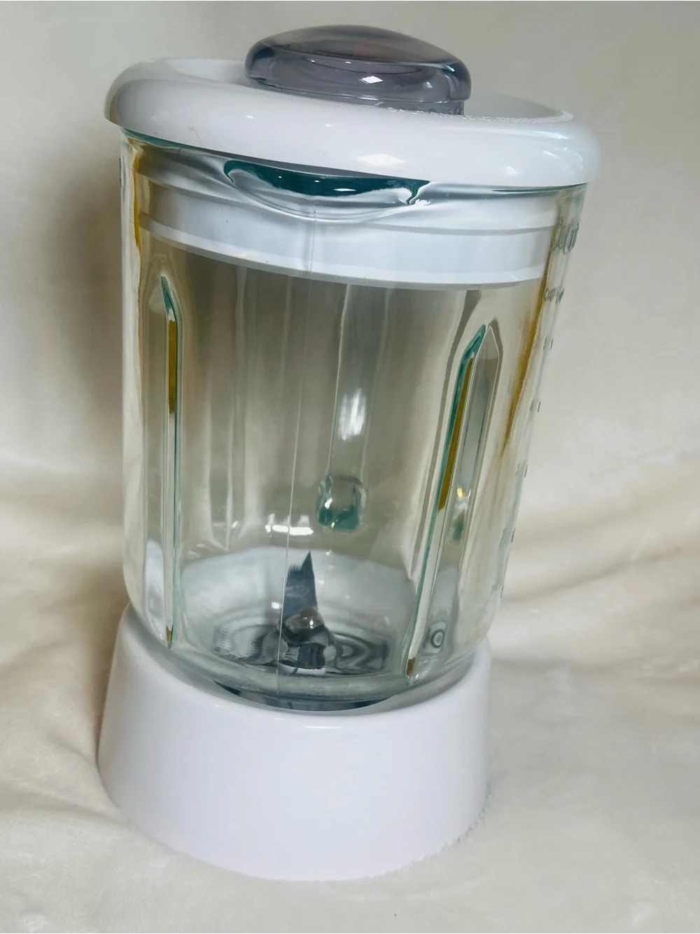 Cuisinart Smart Power Duet Processor Blender Glass Pitcher & Blade 5 Cups White